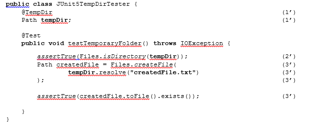 The JUnit5TempDirTester class 3.PNG The JUnit5TempDirTester class 3.PNG